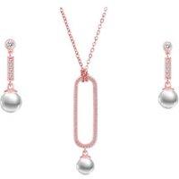 Shell Pearl Set - Silver