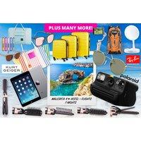 Travel Accessories Mystery Deal -7 Night Holiday To Mallorca, 3Pc Suitcase Set, Kurt Geiger Bag, Ray