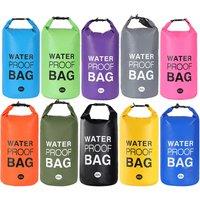 Portable Dry Bag - 6 Sizes And 10 Colours - Red