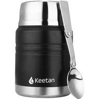 Stainless Steel Insulated Thermal Food Soup Flask - 8 Colours! - Black
