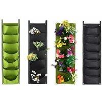 7-Pocket Vertical Wall Hanging Planting Bag