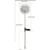 Solar Led Dandelion Garden Lights - 2, 4 Or 6 Pack