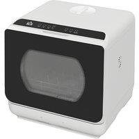 Compact 6L Counter Top Dishwasher - Energy Efficient, Touch Control, LED Display