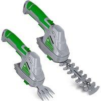 2-In-1 Cordless Hedge Trimmer With Led Illumination - Rechargeable 3.6V/7.2V