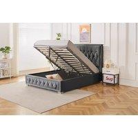 Gas Lift Bed With Headboard & Mattress Options