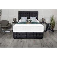 Velvet Divan Bed & Mattress Set W/ Optional Drawers - 6 Sizes