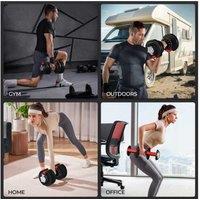 Dynamic Adjustable Dumbbells 3-24kg - Steel, Space-Saving, Secure Double Locks