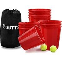Giant Yard Pong Game Set For Family Fun
