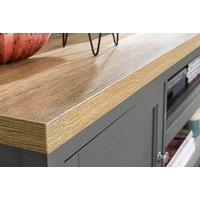 180Cm Avon Contemporary Tv Stand - Storage, Sonoma Oak Top, 2 Colours, Fits Up To 70" Tvs