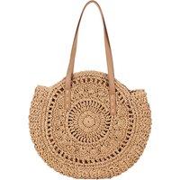 Women'S Woven Straw Beach Bag In 5 Colours