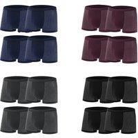 Men'S Breathable Thin Boxers - Pack Of 4 - 5 Sizes, 4 Colours