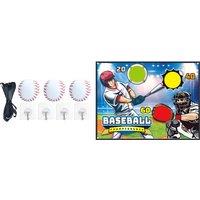 Kids' Portable Toss Baseball Game Set - Outdoor Sports Toy for Ages 3+, 2 Options (With or Without Stand)