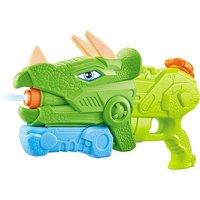Powerful Dinosaur Water Pistol Toy - Outdoor Summer Fun for Kids (Ages 3+) - Triceratops & T-Rex - Eco-Friendly