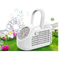 Electric Automatic Outdoor Bubble Machine Toy - Battery Operated, Portable, Ages 3+, Garden Party Fun