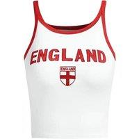 Unisex England Printed Women'S Crop Tank Top - Versatile Summer Style