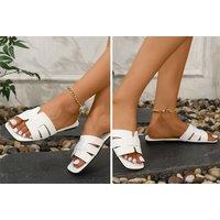 Women'S Hermes Inspired Flat Sandals - 7 Sizes & 10 Colours