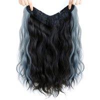 Women'S Synthetic Clip In Long Hair Extension Wig - 8 Colours