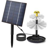 Two-Tiered Bird Bath With 2.5W Solar Pump!