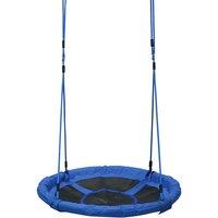 Kids' Round Garden Spin Swing In Blue