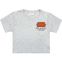 Friends Central Perk Couch Embroidered Women'S Grey T-Shirt In 3 Sizes