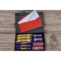 Personalised Bracelet & Cadbury Chocolate Letterbox Gift Set - Handcrafted Keepsake