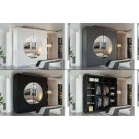 Astro Sliding Door Mdf Wardrobe - Space-Saving Modern Storage, Customisable Interior, 150Cm Or 203Cm