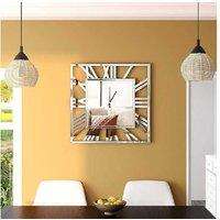 Elegant Mirrored Roman Wall Clock