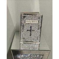 Exquisite Crushed Crystal Holy Bible Handicraft