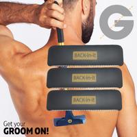 Groomarang 'Back-In-It' Razor Blade Refills - Precision Shaving Blades for Men, Replacement Cartridges, Skin-Safe Design