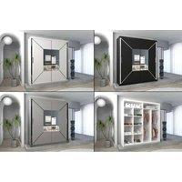 Chic Sliding Door Wardrobe - Choose Your Size!