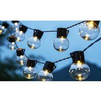 5M Retro Solar String Lights With 20 Vintage Bulbs