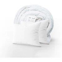 4.5 Tog Poly Cotton Duvet Quilt With 2 Pillows - 4 Sizes