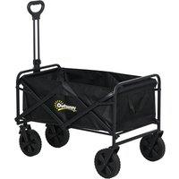 Collapsible Garden Storage Trolley - Versatile Outdoor Transport Solution