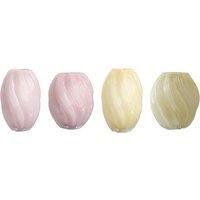 Textured Ceramic Glass Table Vase - Contemporary Centrepiece, 2 Sizes & Colours