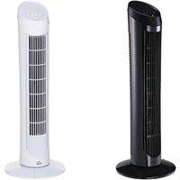 Oscillating Tower Fan With Air Refresher Cooling And Noise Reduction - 2 Colours