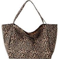 Large Leopard Print Shoulder Bag