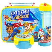 Paw Patrol 3 Piece Lunch Bag, Bottle & Snackpot Set