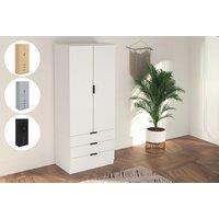 Phoenix 2 Door And 3 Drawer Wardrobe - 4 Colours