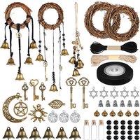 62-Piece Diy Spiritual Home Bells & Decorations!