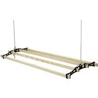 Ceiling Cast Iron Clothes Airer And Dryer Rack With 4 Rails