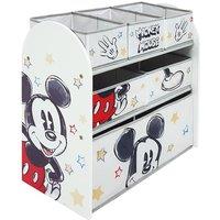 Wooden Toy Organiser With Six Storage Bins - Four Designs