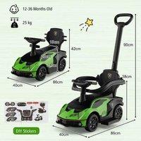 Festive Kids Ride-On Push Car