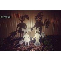 Halloween Spooky Silhouette Garden Decor - 4 Designs, 4 Sizes