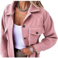 Women'S Casual Lapel Belted Trench Coat - 6 Sizes, 6 Colours