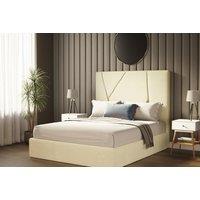 Ottoman Storage Bed With Plush Headboard