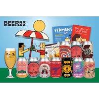Beer52 Craft Beer Gift Hamper - 10 Can Food & Drink Hamper with Snacks & Craft Beer Book from BEER52 Limited
