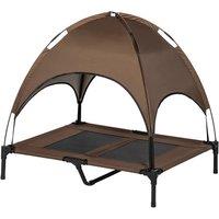 PawHut Waterproof Elevated Dog Bed with Canopy - Travel & Outdoor, Medium Dogs
