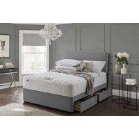PRICE DROP! Grey Ottoman Divan Bed - Storage & Mattress