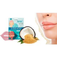 Luxurious Collagen Lip Mask & Nourishing Coconut Lip Scrub - Ultimate Two-Step Lip Care Kit
