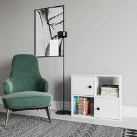 Tute Contemporary 2-Shelf, 2-Cabinet Bookcase